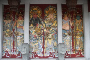 蓮山雙林寺 觀音殿 門畫 01 02