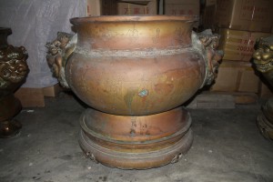蓮山雙林寺 香爐 01 1904年 光緒甲辰年 大雄寶殿香爐 陳三居娘謝 05