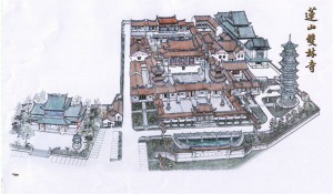 蓮山雙林寺 圖畫 01 建築素描 01