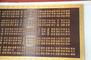蓮山雙林寺 觀音殿 銅碑 03 虔供觀自在菩薩功德芳名 23