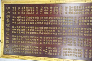 蓮山雙林寺 觀音殿 銅碑 03 虔供觀自在菩薩功德芳名 25